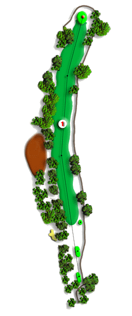 Map of Hole 1