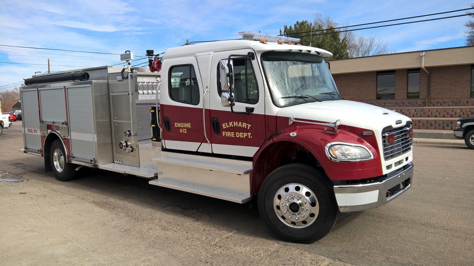Elkhart Fire Department Fire Truck